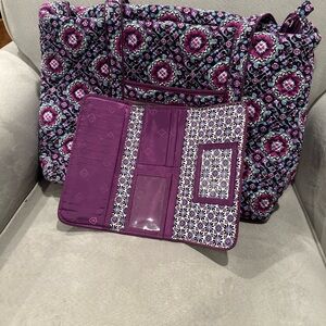 Vera Bradley bag and matching wallet authentic
